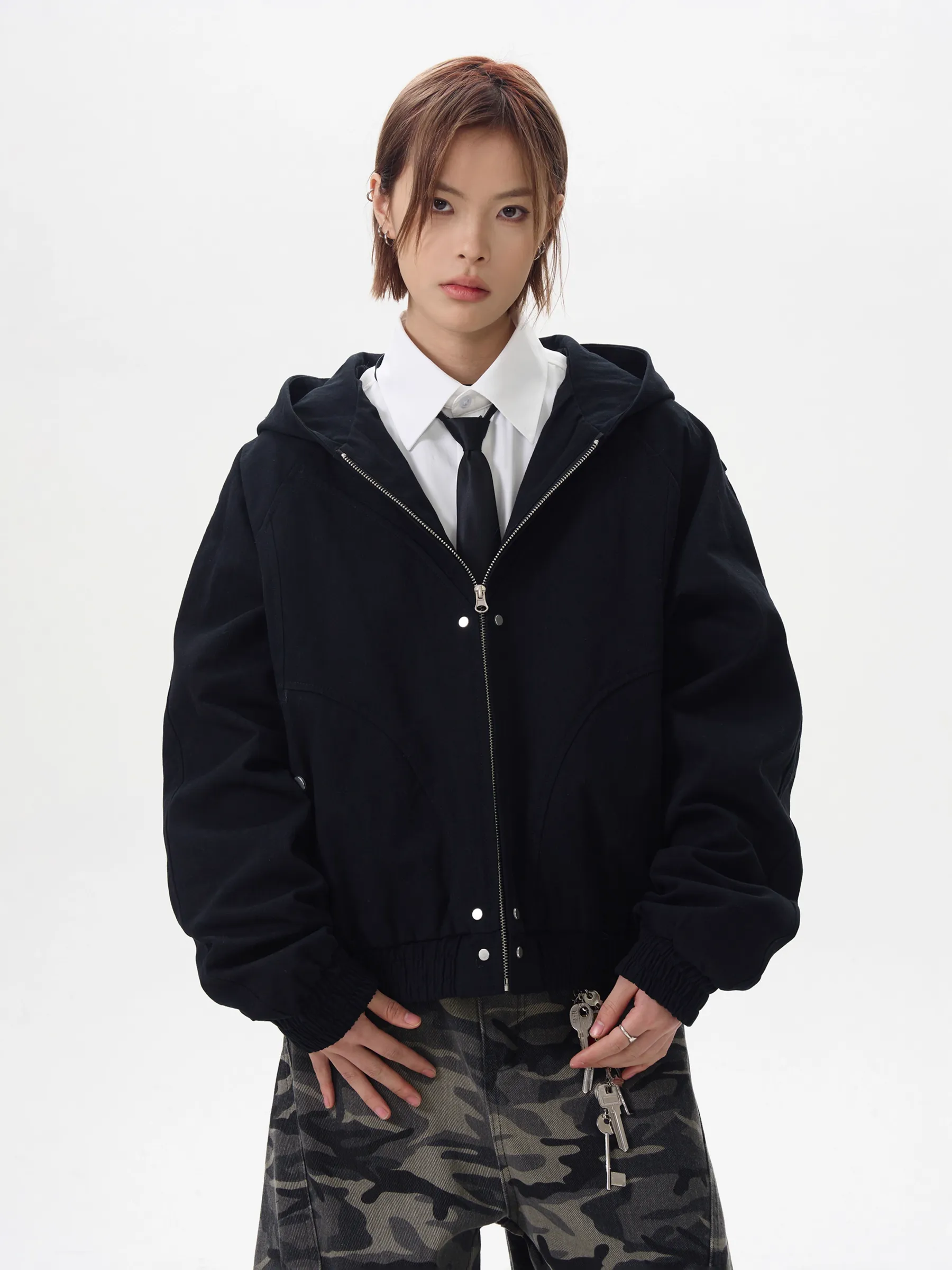 【最近人気】HIGH-STREET BOMBER JACKET WITH DESIGN SENSE, UNISEX DG008212