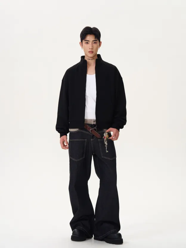 VINTAGE CLEANFIT CARDIGAN HOODIE, UNISEX DG008233