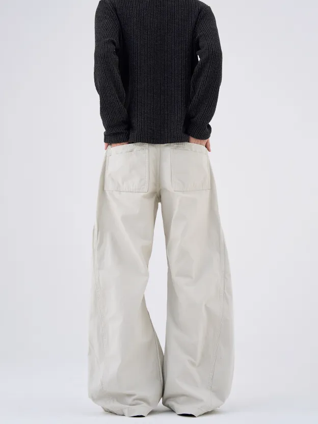 【😎デザイン感】DESIGN-FORWARD STRAIGHT WIDE-LEG CARGO PANTS, UNISEX DG008202
