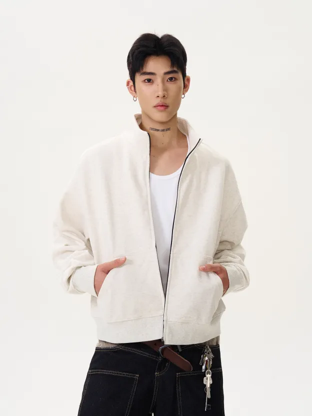 VINTAGE CLEANFIT CARDIGAN HOODIE, UNISEX DG008233