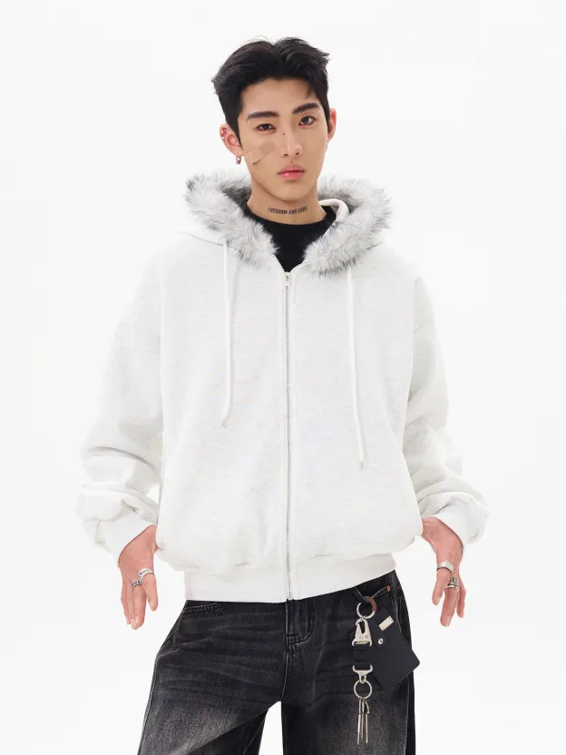 AMERICAN VINTAGE CLEANFIT FLEECE-COLLARED HOODIE, UNISEX DG008234