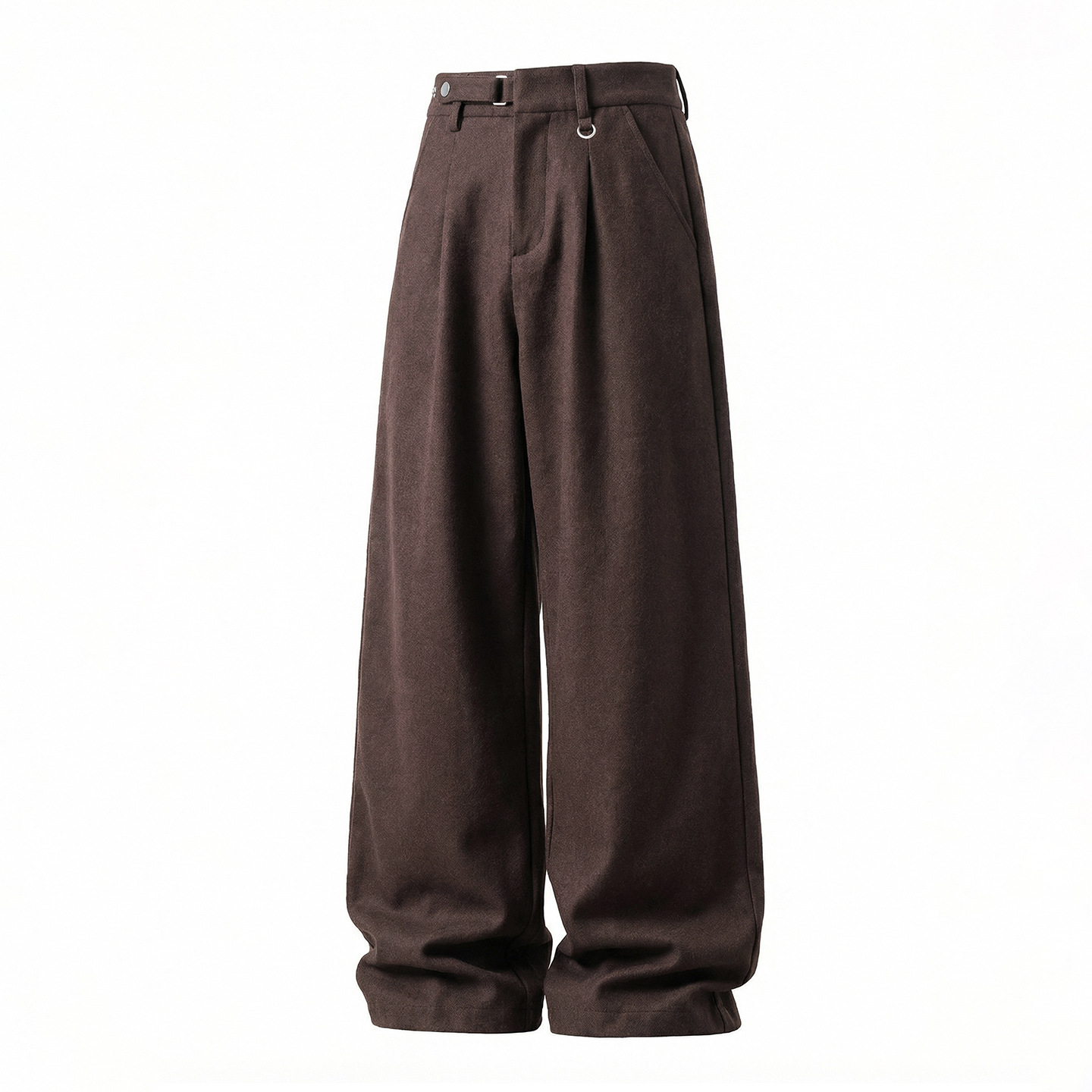Men's Old Money Pleated Trousers – Loose Fit Straight Draped Casual Dress Pants