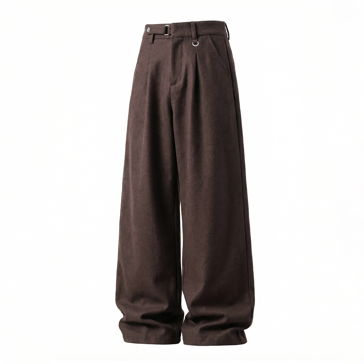 Men's Old Money Pleated Trousers – Loose Fit Straight Draped Casual Dress Pants