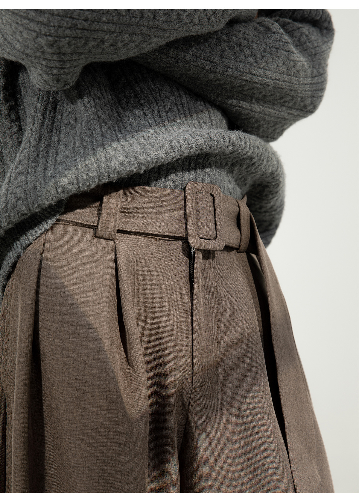 [Copy]Men's Japanese Style Washed Wide Leg Jeans – Vintage Distressed Loose Fit Denim Pants