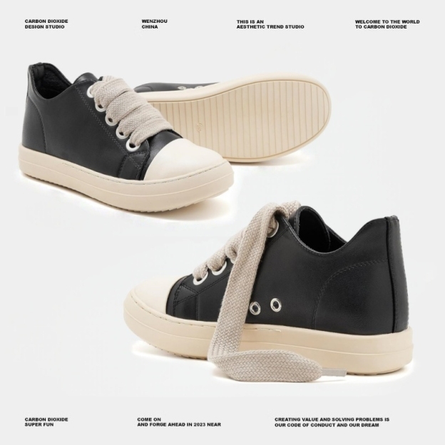 【3color】DESIGN - FORWARD LEATHER MENS SNEAKERS, ROUND - TOE DG008163 