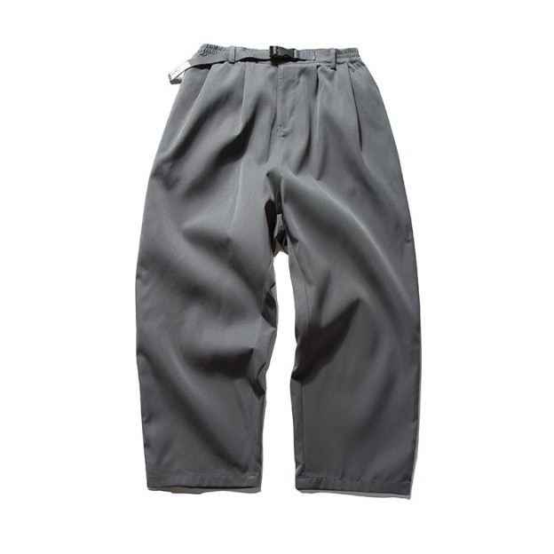 DG STUDIOS DG1158 爽やかな日系カジュアルセットアップ｜チェックシャツ＋グレーワークパンツ