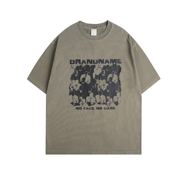 DG STUDIOS DG1140  夏のメンズ日系ストリートセットアップ｜プリントTシャツ＋無地ショートパンツ（コーディネート参考付き）