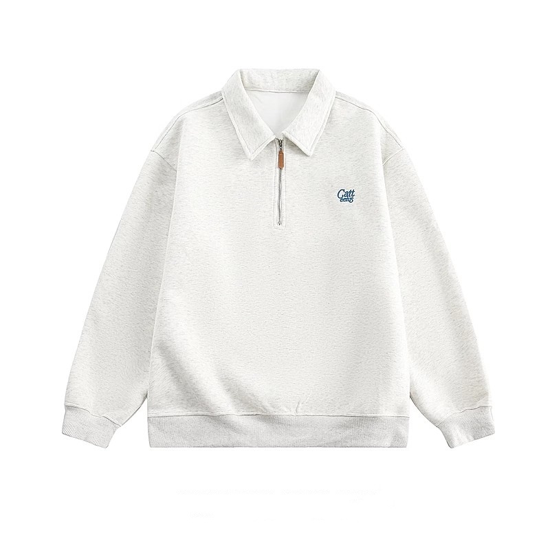 【春秋カジュアル】DG STUDIOS ハーフジップスウェット メンズ｜シンプルスタンドカラートレーナー