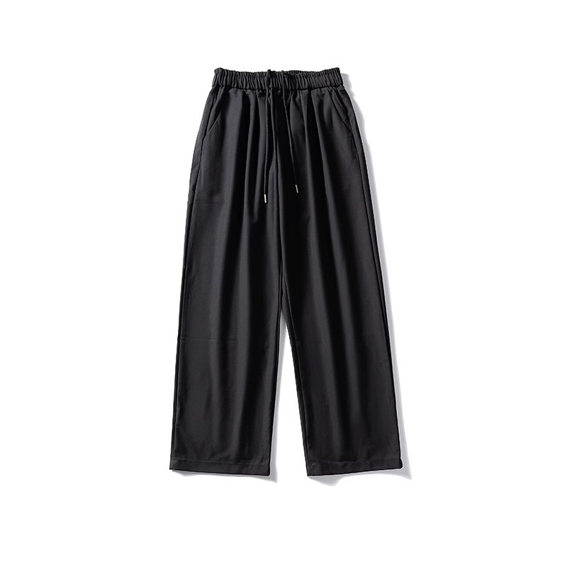 DG STUDIOS DG1138モノクロ植物柄シャツ＆ブラックパンツ｜都会派・夏のスマートカジュアル