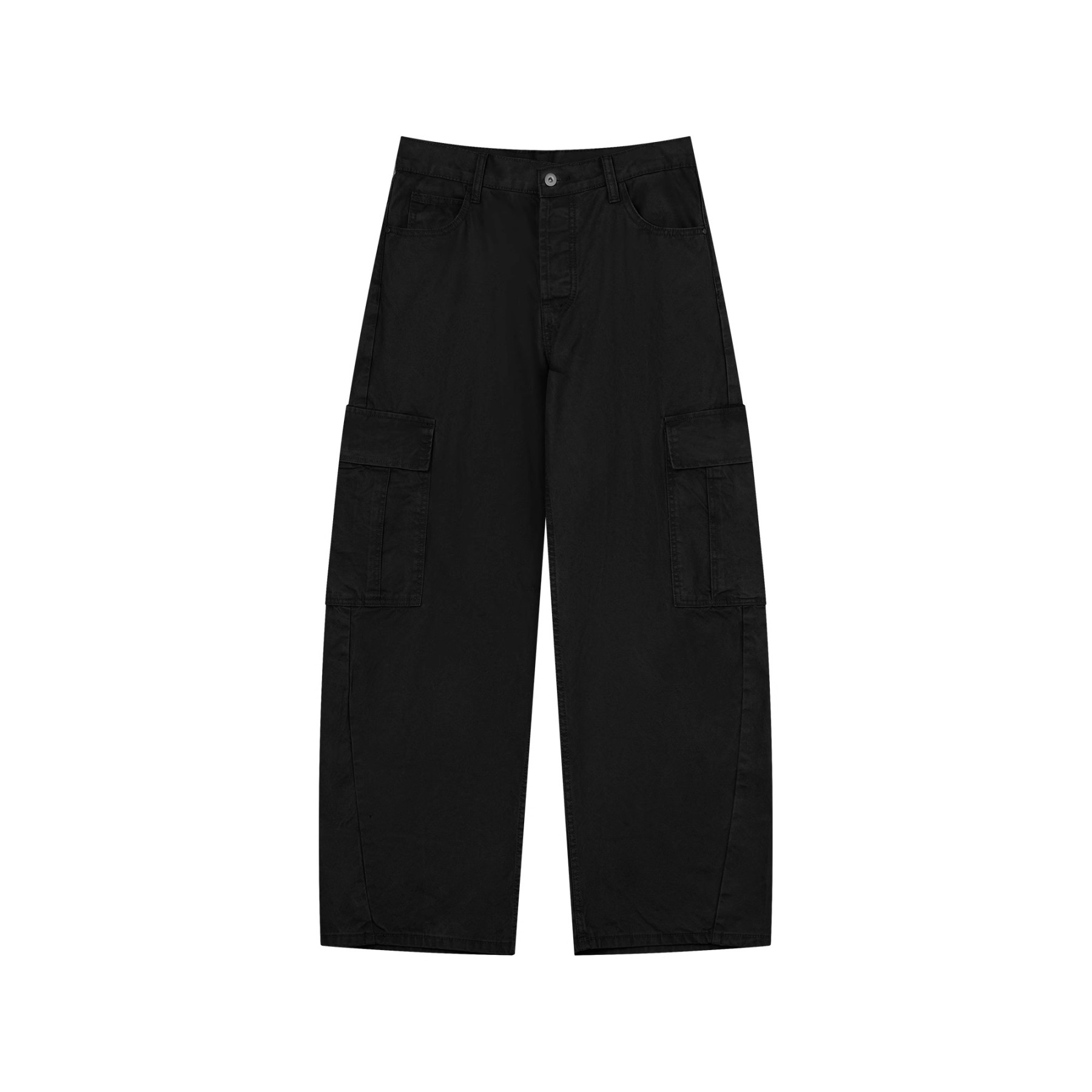 DG STUDIOS DG985 【春の新作】オールブラック ミリタリージャケット×カーゴパンツセットアップ｜韓国ストリートファッション