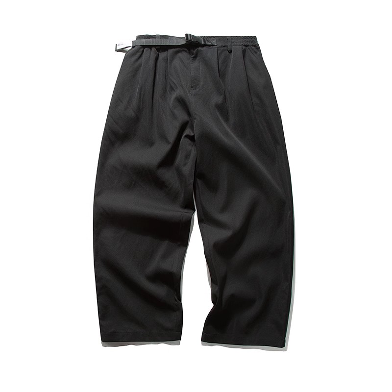 DG STUDIOS DG1150 日系レトロメンズコーデ｜チェックシャツ＋ブラックパンツ＋Tシャツ重ね着