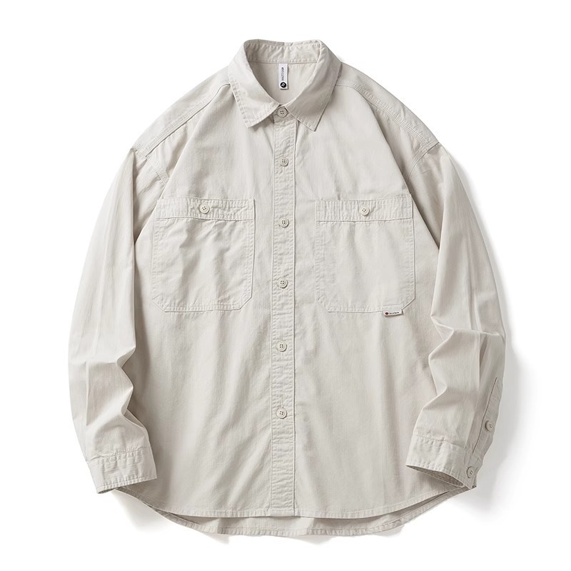 DG STUDIOS DG784   シンプルな都会スタイル：グレーのフライトジャケットとワークデニムパンツのコーディネート