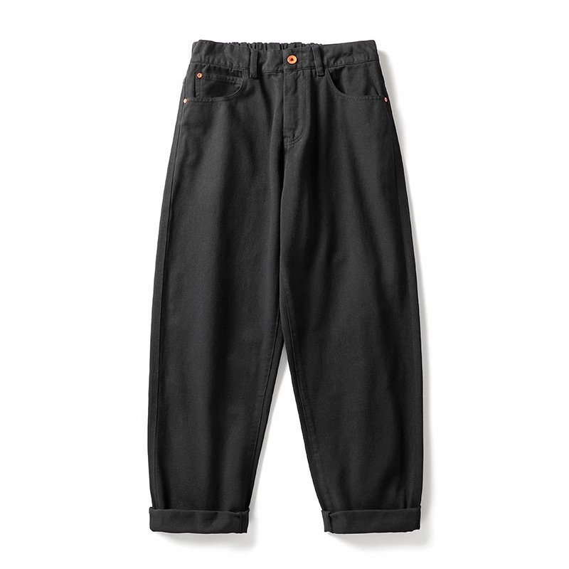 DG STUDIOS DG784   シンプルな都会スタイル：グレーのフライトジャケットとワークデニムパンツのコーディネート