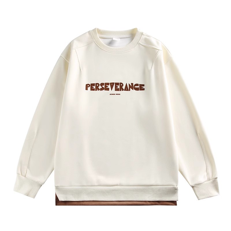 DG STUDIOS DG776  ブラック＆ホワイトのスポーツジャケットとシンプルなプリントスウェット、カーゴジョガーパンツのコーディネート