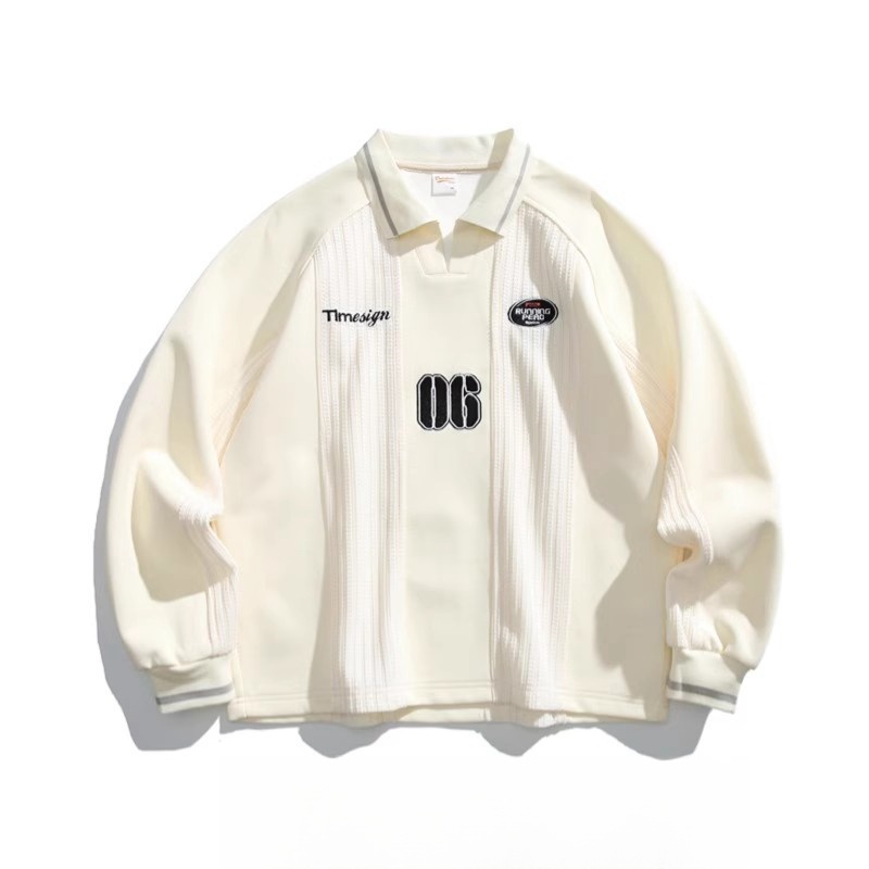 DG STUDIOS DG782  春のヴィンテージスポーツスタイル：カラーブロックジャケットとデニムパンツのファッションコーデ