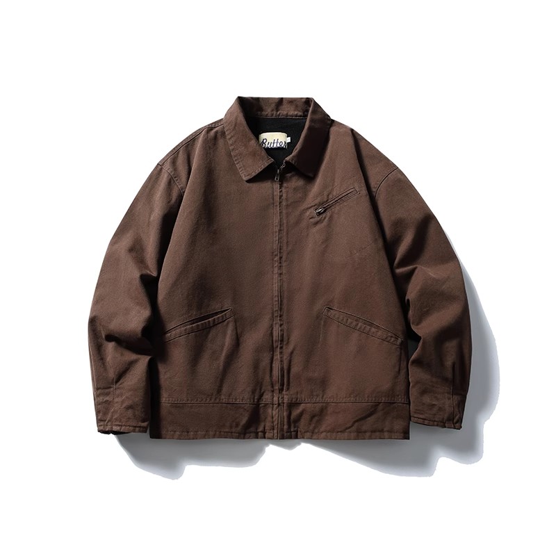 ヴィンテージ風デトロイト裏起毛ワークジャケット｜冬のカジュアルコーデにおすすめ