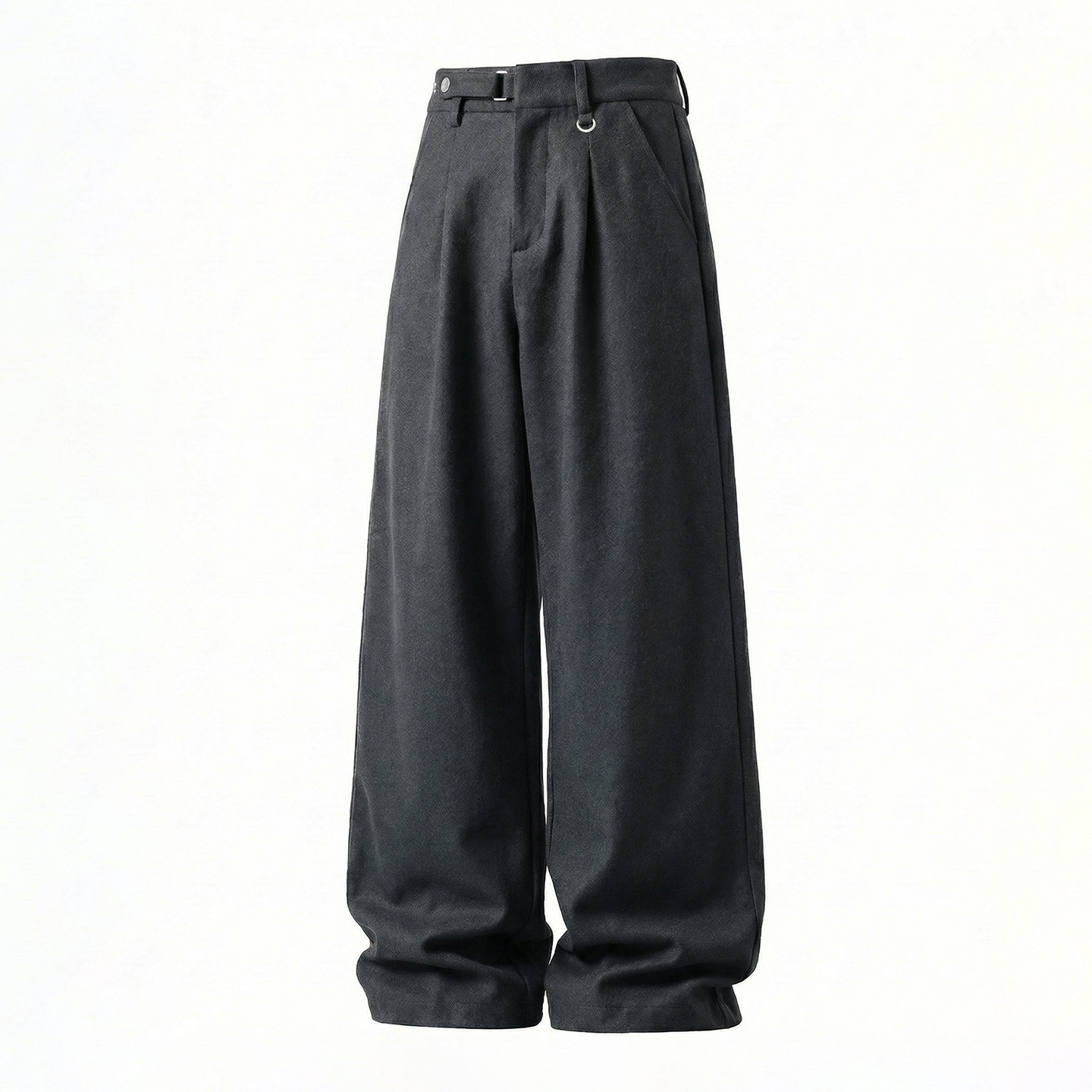 Men's Old Money Pleated Trousers – Loose Fit Straight Draped Casual Dress Pants