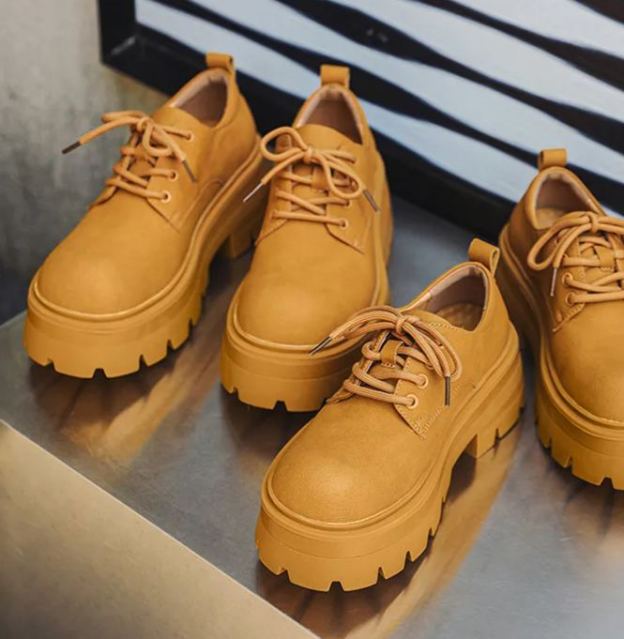 MEN’S THICK-SOLE HEIGHT-INCREASING DERBY SHOES | PREMIUM BRITISH-STYLE LEATHER