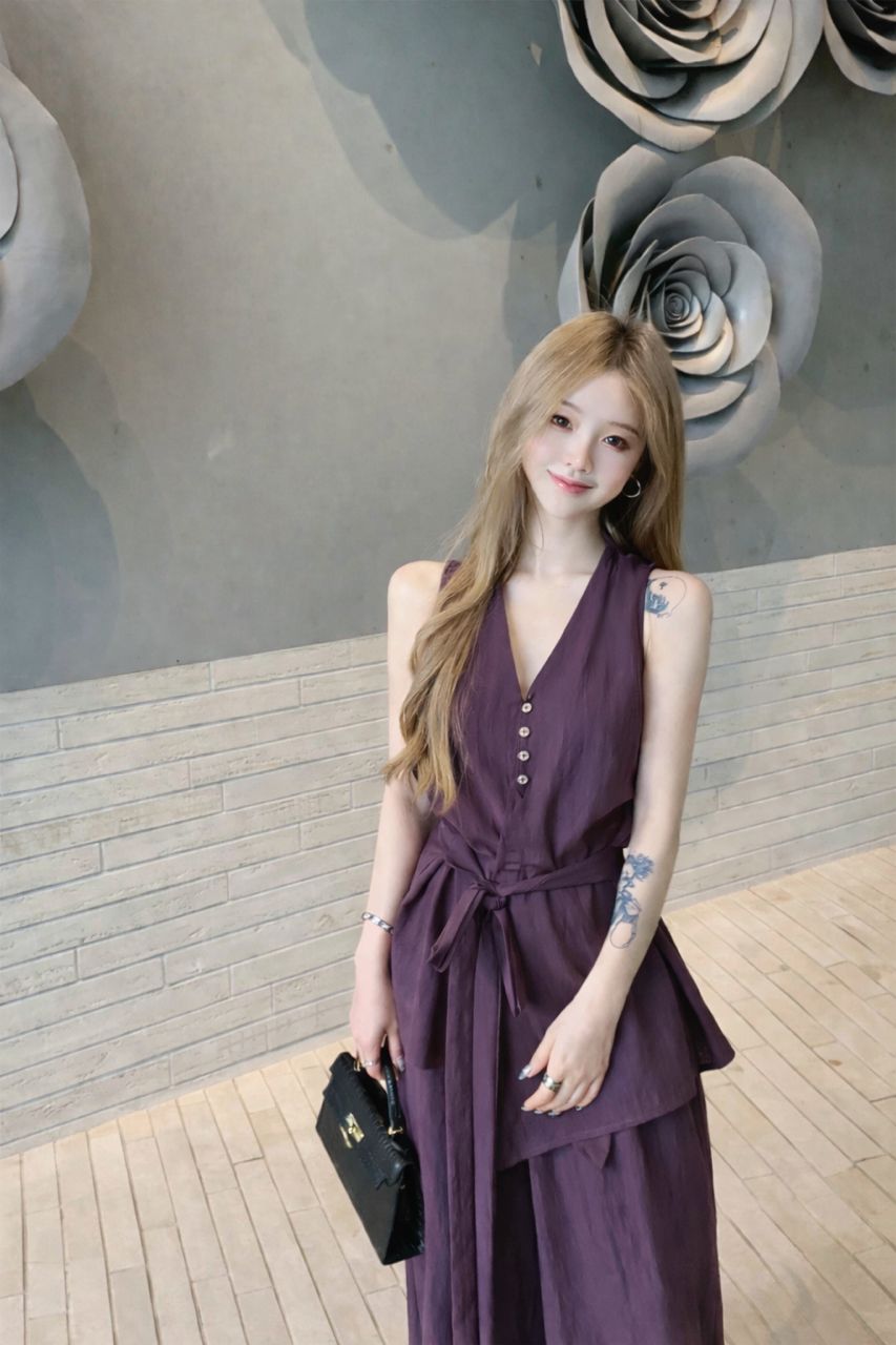 2in1 set高级名媛风套装