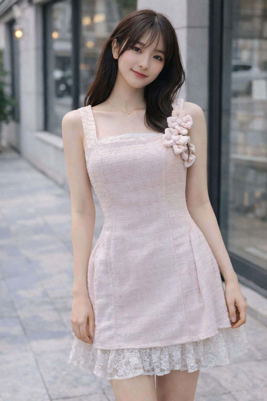 轻奢名媛法式吊带连衣裙