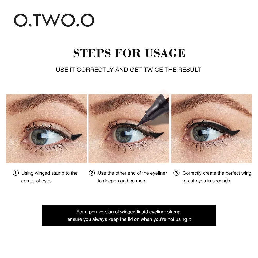 O two o eyeliner防水印章眼线