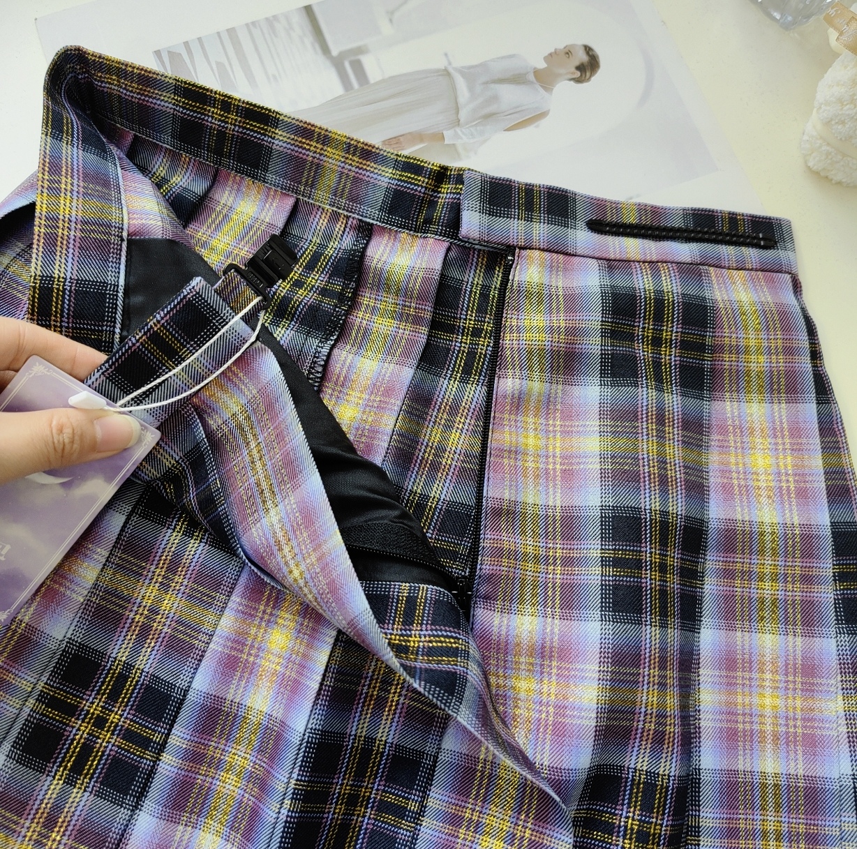 jk skirt 英伦学院风百褶裙