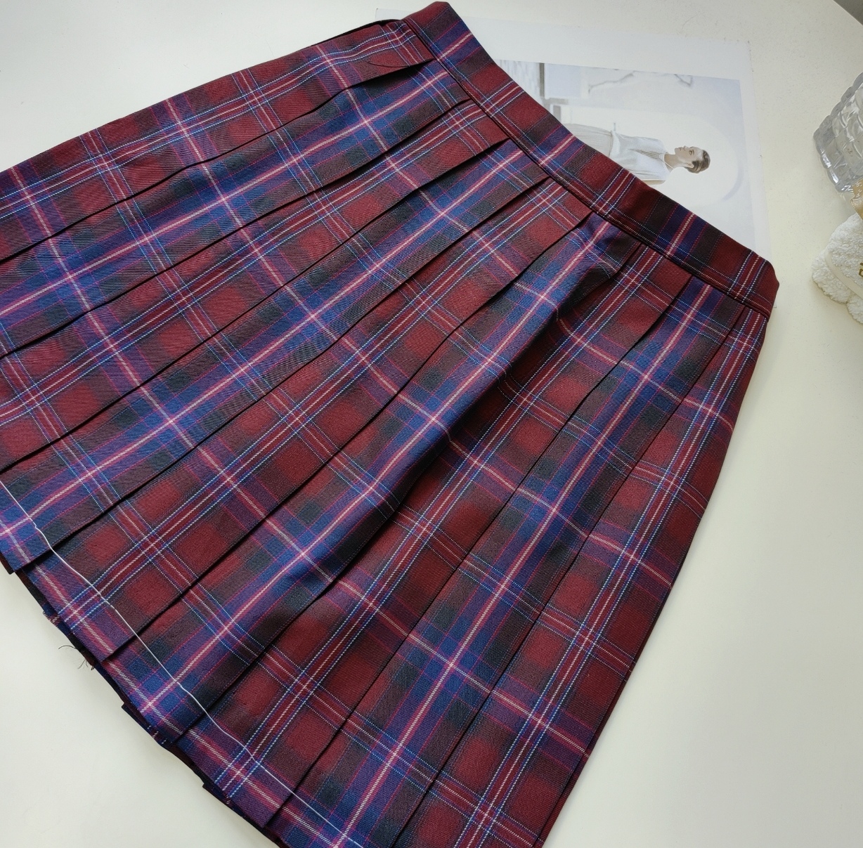 jk skirt 英伦学院风百褶裙