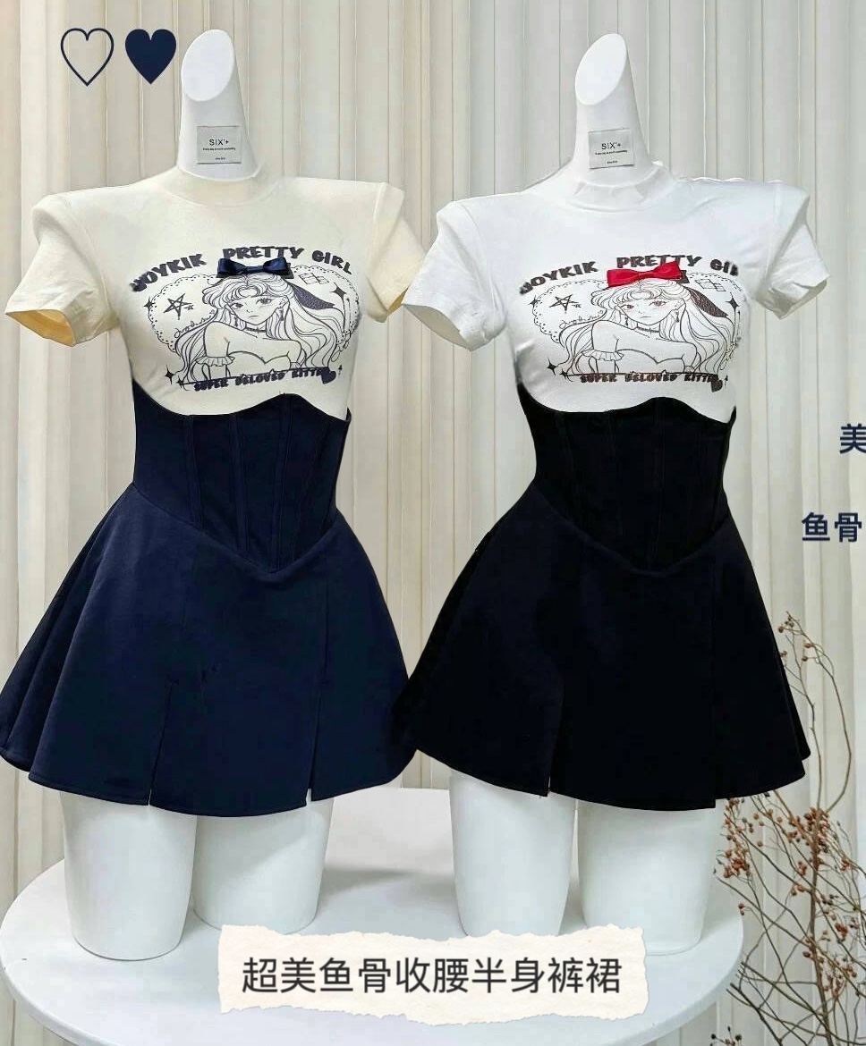 skirt pant-dark blue深蓝