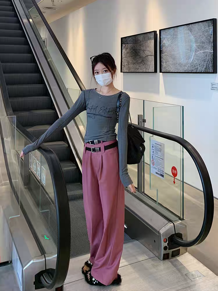 垂感西装长裤 long pant