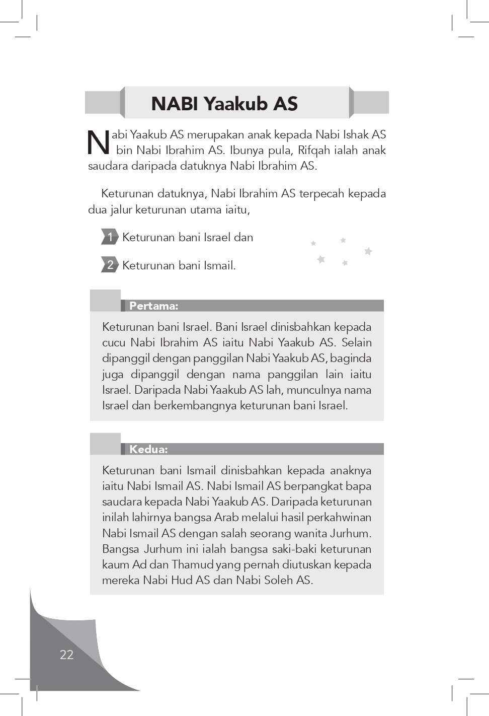 Sirah Nabi Yaakub AS (Bermulanya Asal Usul Bani Israel)