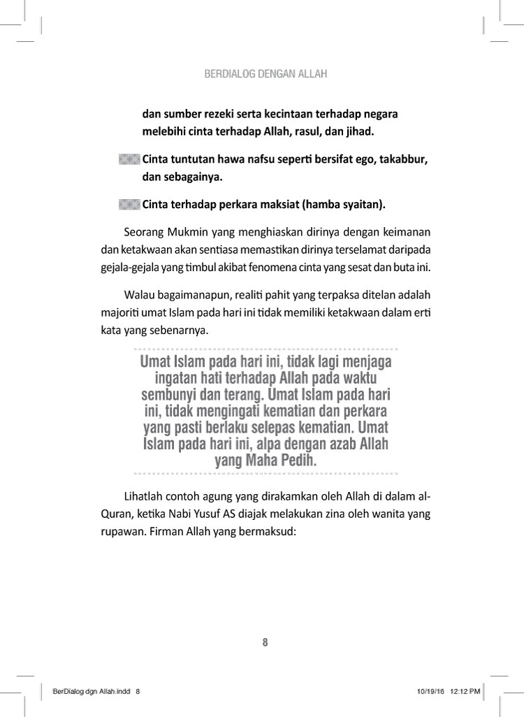 Berdialog Dengan Allah