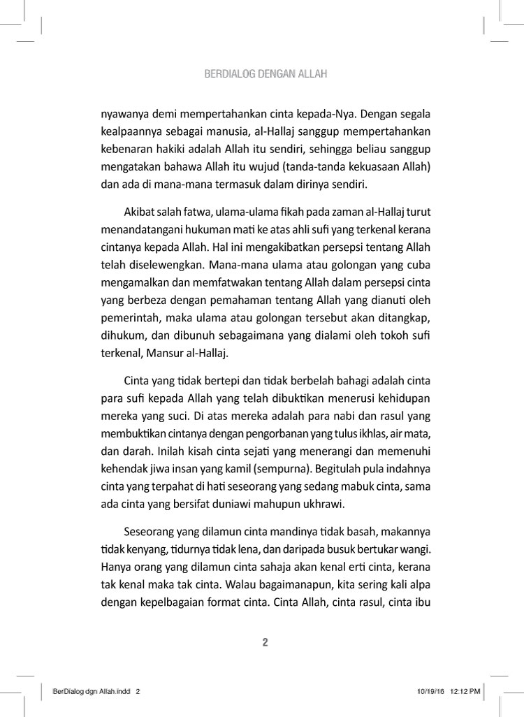 Berdialog Dengan Allah