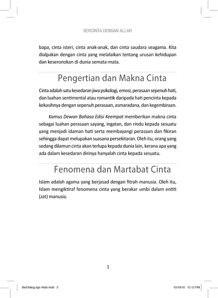 Berdialog Dengan Allah