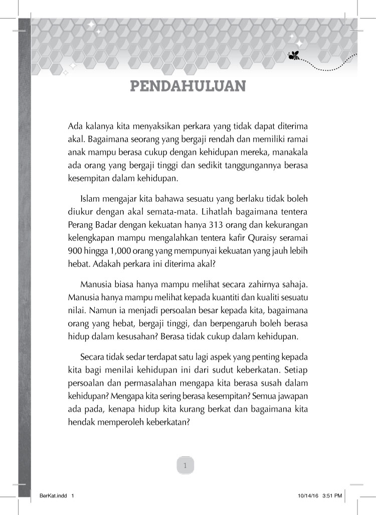 Berkat Rahsia Hidup Senang