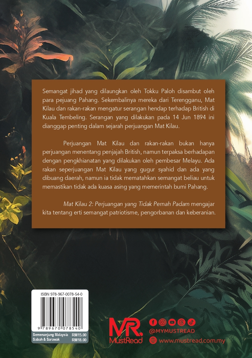 PRE-ORDER Mat Kilau 2 : Perjuangan Yang Tidak Pernah Padam