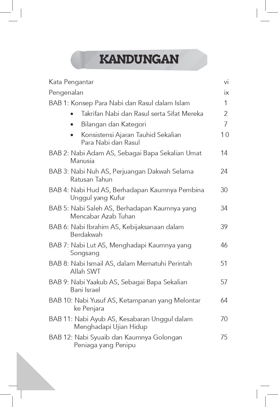 DI SEBALIK KISAH PARA NABI DAN RASUL DALAM AL-QURAN