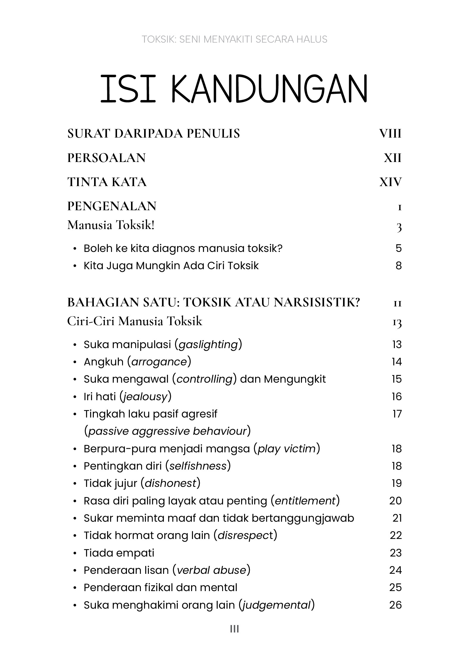 Toksik - Seni Menyakiti Secara Halus