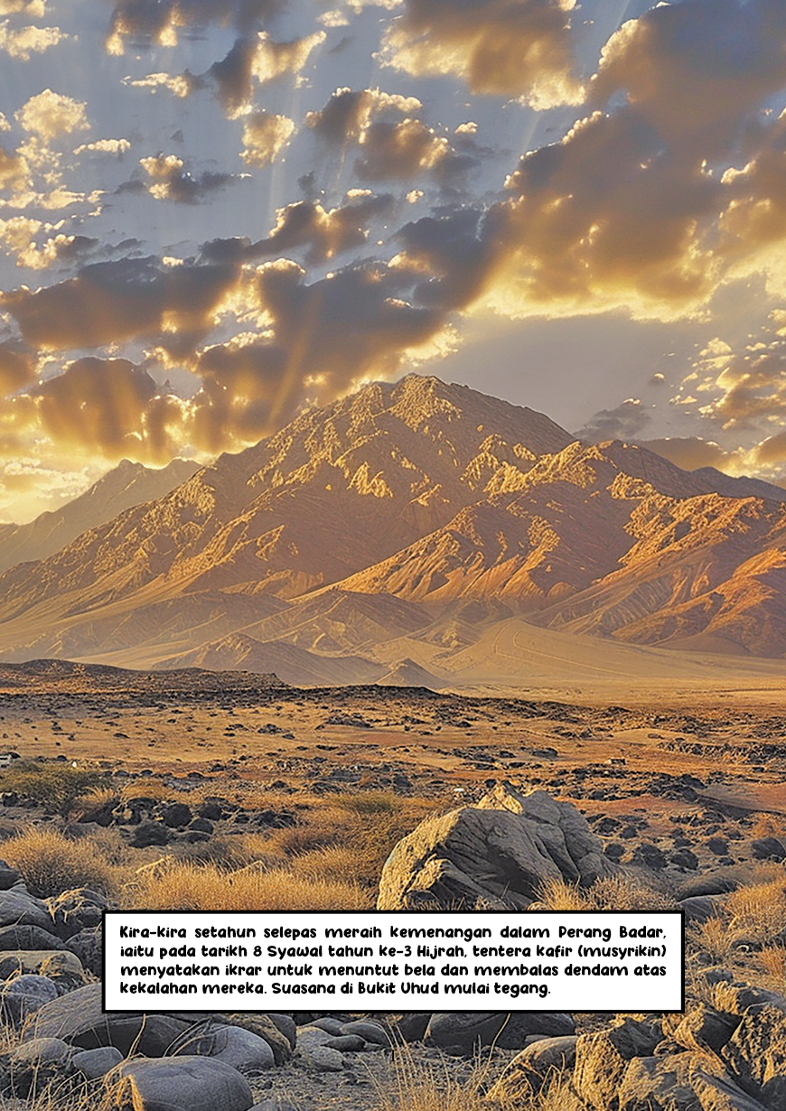 Perang Uhud (Komik Sirah AI)