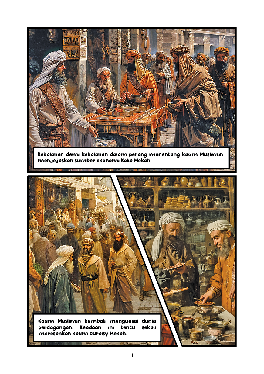 Perang Uhud (Komik Sirah AI)