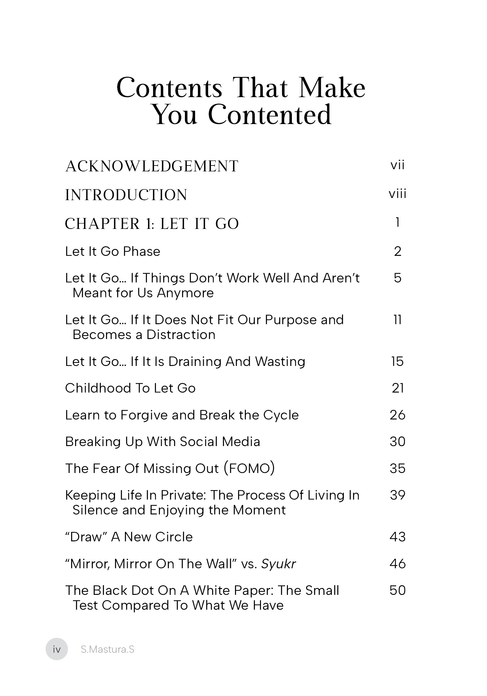 Let It Go, Glow and Grow