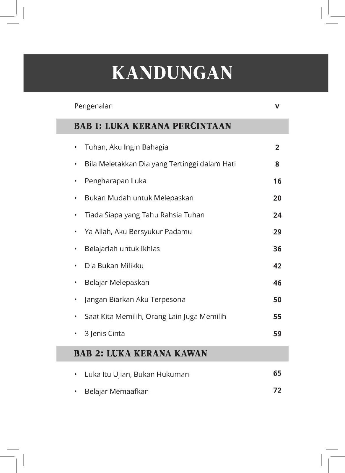 Luka Yang Menjadi Doa