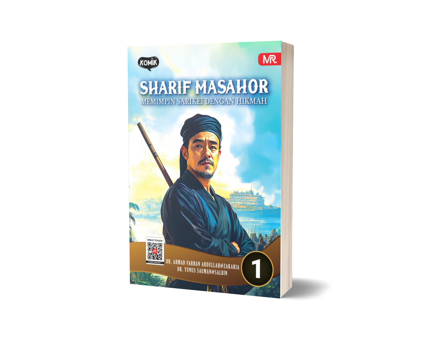 Komik Sharif Masahor #1 – Memimpin Sarikei dengan Hikmah (Ilustrasi guna Teknologi AI)