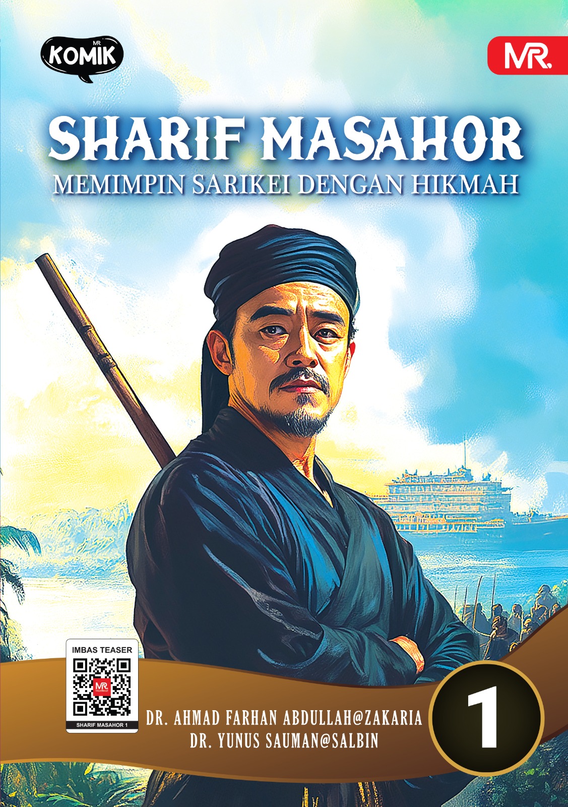 Komik Sharif Masahor #1 – Memimpin Sarikei dengan Hikmah (Ilustrasi guna Teknologi AI)