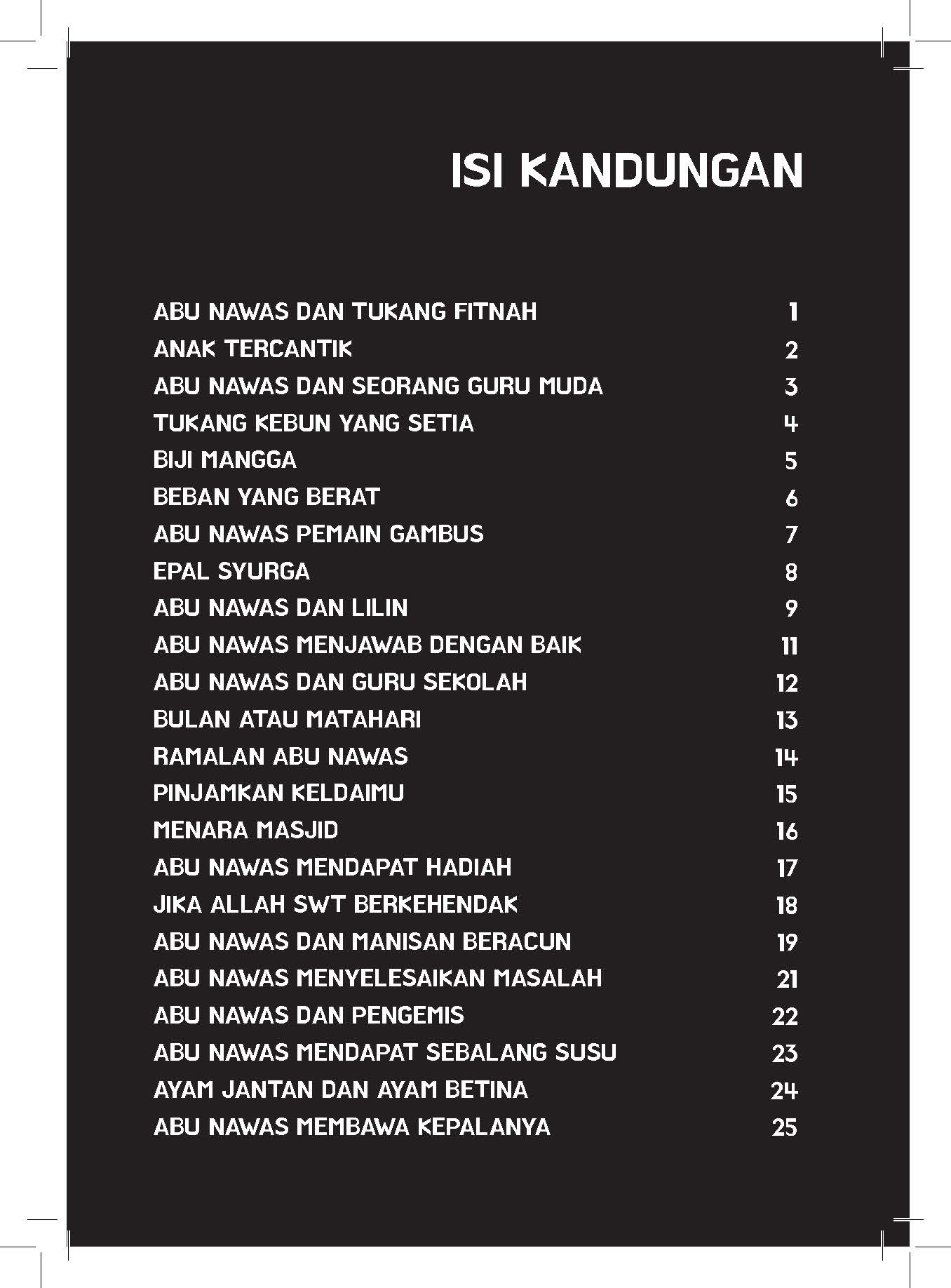 Abu Nawas Dan Tukang Fitnah