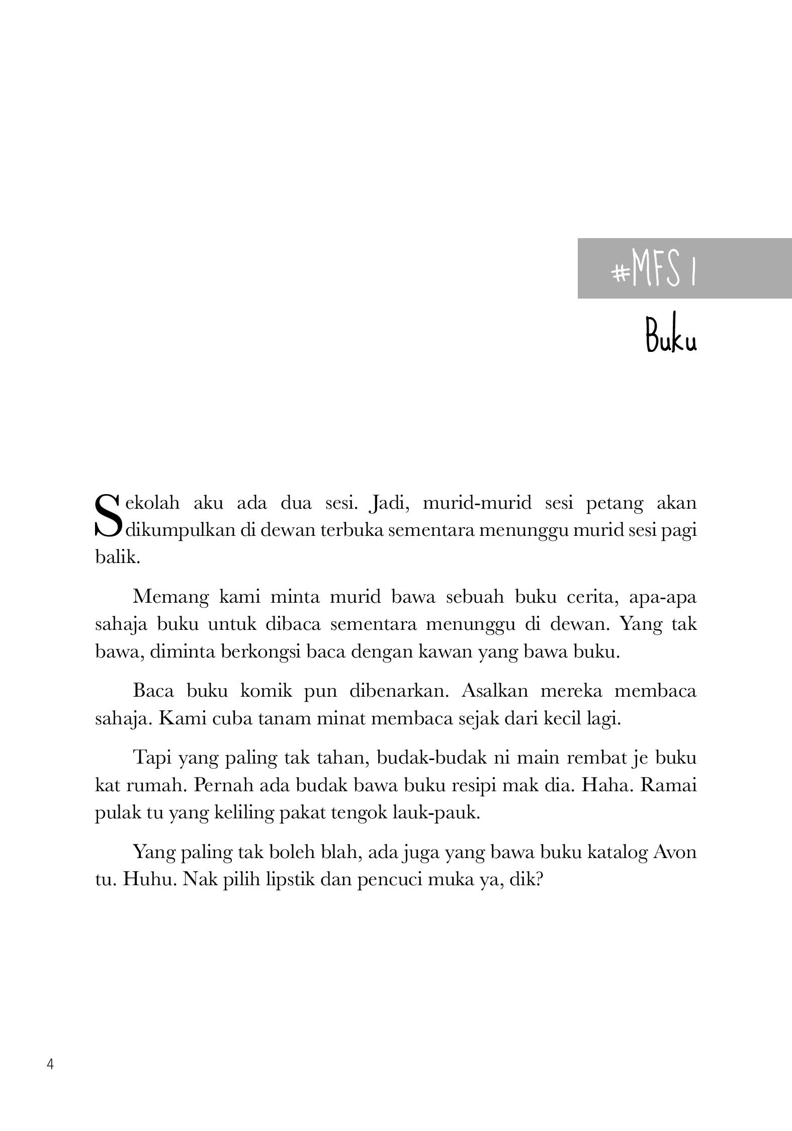 PRE-ORDER Cikgu Kelas Sebelah