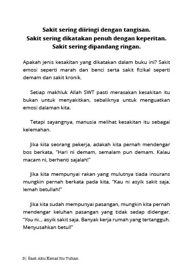 Saat Aku Kenal Itu Tuhan