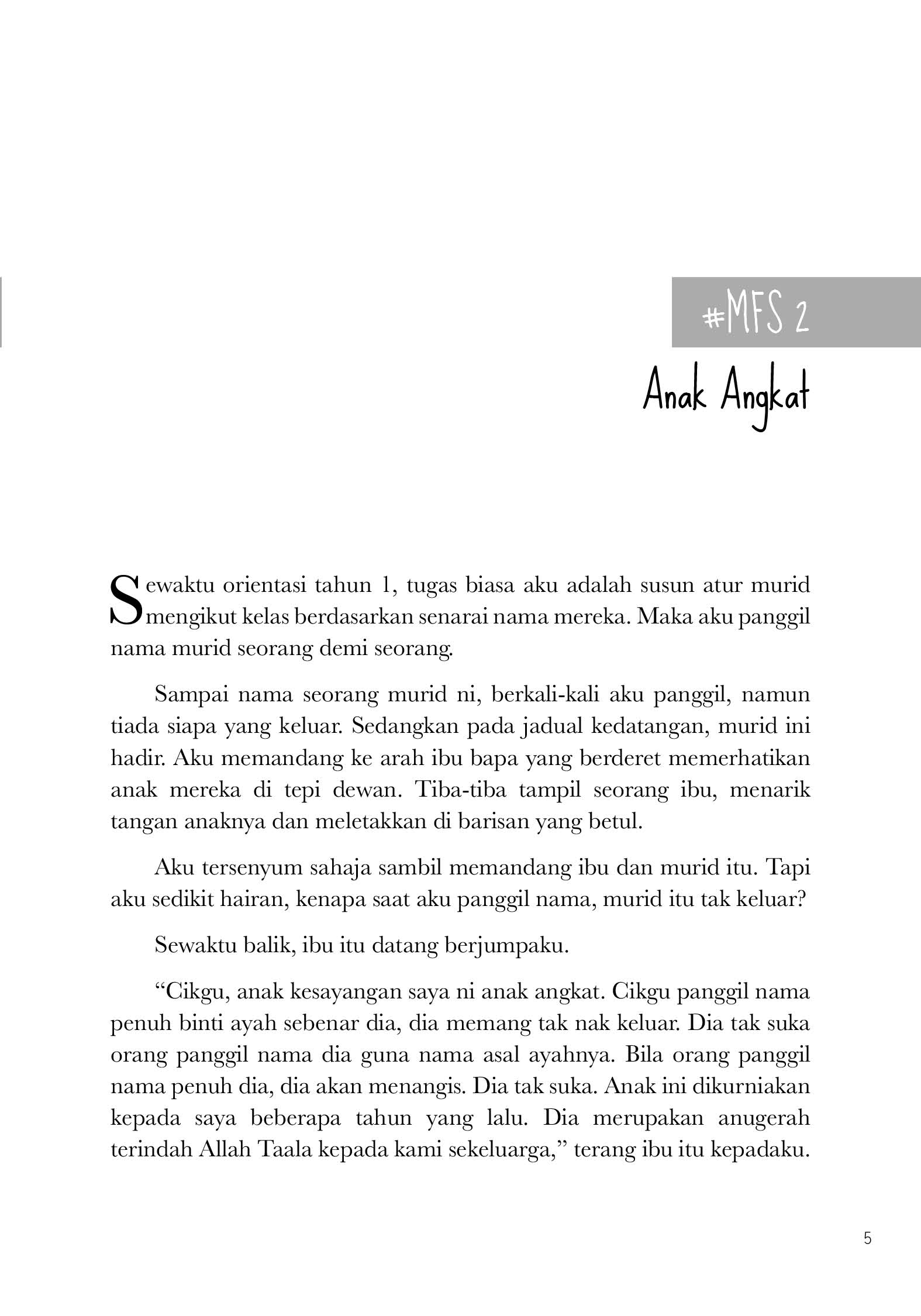 PRE-ORDER Cikgu Kelas Sebelah