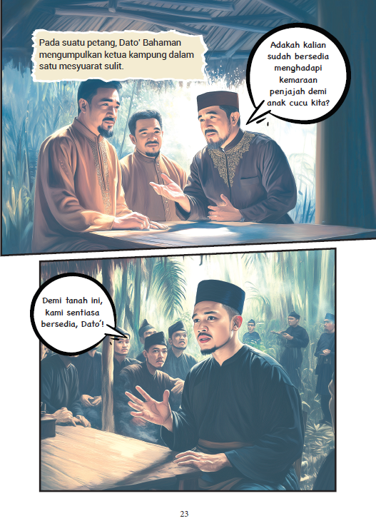 Komik Dato’ Bahaman #2 - Kejatuhan dan Waris Perjuangan