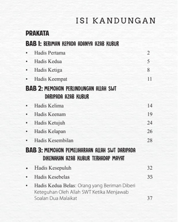 40 Hadis Tentang Alam Barzakh