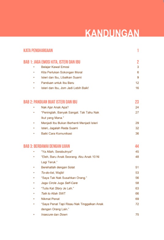 " PREORDER " Bahagialah Isteri, Tenanglah Ibu